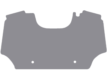 Fußmatte aus Gummi, hellgrau, für Lamborghini Traktor Serie R2, mit mechanischem Gaspedal Fußmatte aus Gummi, hellgrau, für Lamborghini Traktor Serie R2, mit mechanischem Gaspedal