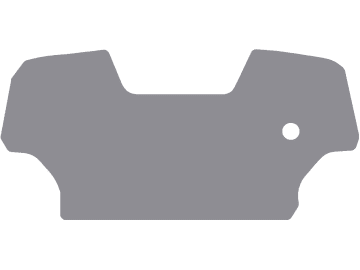 Fußmatte aus Gummi, hellgrau, für Massey Ferguson Traktor MF 3625, ab Bj. 07 Fußmatte aus Gummi, hellgrau, für Massey Ferguson Traktor MF 3625, ab Bj. 07