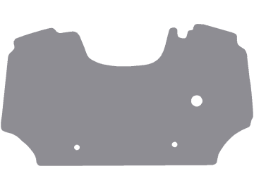 Fußmatte aus Gummi, hellgrau, für Same Traktor Dorado 65, 70, elektronisches Gaspedal, ab Bj. 09 Fußmatte aus Gummi, hellgrau, für Same Traktor Dorado 65, 70, elektronisches Gaspedal, ab Bj. 09