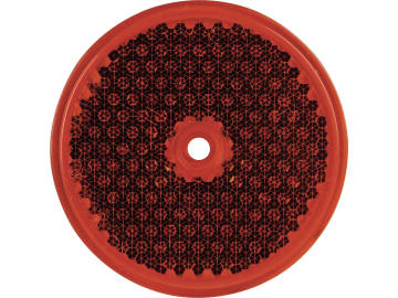 Herth + Buss Rückstrahler rund, rot, Ø 82 mm, geschraubt; mit Bohrung, 78 623 033 Herth + Buss Rückstrahler rund, rot, Ø 82 mm, geschraubt; mit Bohrung, 78 623 033