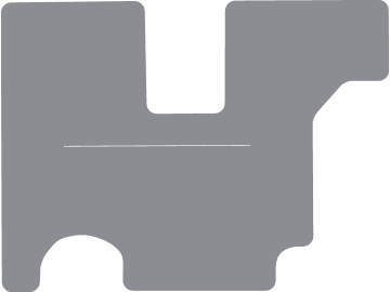Fußmatte aus Gummi, hellgrau, für Deutz-Fahr Traktor DX-Serie, mit Mastercab Kabine, Bj. 78 – 90 Fußmatte aus Gummi, hellgrau, für Deutz-Fahr Traktor DX-Serie, mit Mastercab Kabine, Bj. 78 – 90