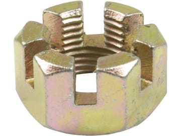 Kronenmutter 3/4" UNF 8.8 für Allis Chalmers, Case IH, Ford New Holland, Landini, Massey Ferguson, Massey Harris, McCormick, Volvo Kronenmutter 3/4" UNF 8.8 für Allis Chalmers, Case IH, Ford New Holland, Landini, Massey Ferguson, Massey Harris, McCormick, Volvo
