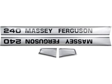 Aufklebersatz "MF 240" für Massey Ferguson, Vergl. Nr. Massey Ferguson: 1681728M2, 1681728M3, 1681729M2, 1681729M3, 3406978M91, 3406978M92 Aufklebersatz "MF 240" für Massey Ferguson, Vergl. Nr. Massey Ferguson: 1681728M2, 1681728M3, 1681729M2, 1681729M3, 3406978M91, 3406978M92