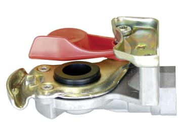 Wabco Kupplungskopf rot, für Anhänger, 2-Kreis-Anlage, Vorrat, M 16 x 1,5 IG, 952 200 021 0 Wabco Kupplungskopf rot, für Anhänger, 2-Kreis-Anlage, Vorrat, M 16 x 1,5 IG, 952 200 021 0