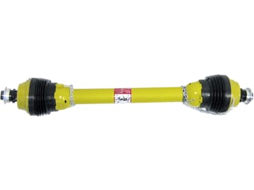 Weitwinkelgelenkwelle 580 mm Baugröße 4; 2300, Dreikantprofil, beidseitiges Weitwinkelgelenk 80° Weitwinkelgelenkwelle 580 mm Baugröße 4; 2300, Dreikantprofil, beidseitiges Weitwinkelgelenk 80°