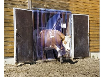 KERBL Streifenvorhang 1.300 x 2.250 mm für Paddock- und Boxentüren, Komplettset, 291162 KERBL Streifenvorhang 1.300 x 2.250 mm für Paddock- und Boxentüren, Komplettset, 291162