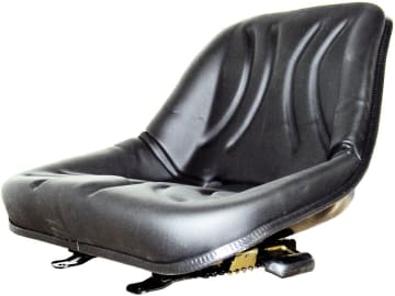 Staplersitz "VS 4" gerade, ungefedert, ohne Sitzkontaktschalter, PVC-Kunstleder, schwarz Staplersitz "VS 4" gerade, ungefedert, ohne Sitzkontaktschalter, PVC-Kunstleder, schwarz