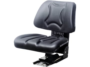 Traktorsitz "Vario Seat", mechanisch gefedert, hinter Rückenpolster, PVC-Kunstleder, schwarz Traktorsitz "Vario Seat", mechanisch gefedert, hinter Rückenpolster, PVC-Kunstleder, schwarz