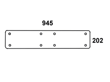 Heckscheibe, klar, unten, Bohrungen 8, für John Deere 940-1850/N, 1550-1850/N, 1950, 2040/N, 2250, 2450, 2650/N, 2850 Heckscheibe, klar, unten, Bohrungen 8, für John Deere 940-1850/N, 1550-1850/N, 1950, 2040/N, 2250, 2450, 2650/N, 2850