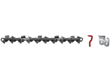 Oregon® Sägekette "Semi-Chisel 73DPX" 3/8" .058"/1,5 mm, 64 Treibglieder, Halbmeißel, abgelängt, 73DPX-64E Oregon® Sägekette "Semi-Chisel 73DPX" 3/8" .058"/1,5 mm, 64 Treibglieder, Halbmeißel, abgelängt, 73DPX-64E