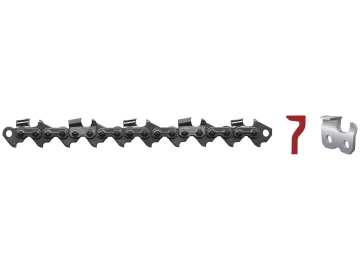 Oregon® Sägekette "Super 70 Chisel™ 75LPX" 3/8" .063"/1,6 mm, 60 Treibglieder, Vollmeißel, abgelängt, 75LPX-60E Oregon® Sägekette "Super 70 Chisel™ 75LPX" 3/8" .063"/1,6 mm, 60 Treibglieder, Vollmeißel, abgelängt, 75LPX-60E