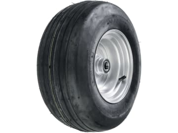 Knochenmuß Komplettrad 16x6.50 - 8 4 PR Rille, Felge Stahlblech, silber lackiert, Kugellager, Achse 90 x 25 mm Knochenmuß Komplettrad 16x6.50 - 8 4 PR Rille, Felge Stahlblech, silber lackiert, Kugellager, Achse 90 x 25 mm