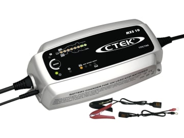 CTEK™ Batterieladegerät "MXS 10", 8-stufig, Ladestrom max. 10 A, mit Ladezustandsanzeige CTEK™ Batterieladegerät "MXS 10", 8-stufig, Ladestrom max. 10 A, mit Ladezustandsanzeige
