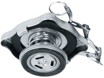 Kühlerdeckel Betriebsdruck 0,7 bar, Ø außen 59 mm; 38 mm, Ø innen 57 mm für Case IH, Ford New Holland, John Deere, Massey Ferguson, Steyr, 750370N Kühlerdeckel Betriebsdruck 0,7 bar, Ø außen 59 mm; 38 mm, Ø innen 57 mm für Case IH, Ford New Holland, John Deere, Massey Ferguson, Steyr, 750370N