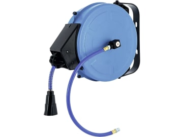 Airpress Schlauchaufroller für Druckluft selbstaufrollend, Wandmontage, 8 x 12 mm, 8 m, 46579 Airpress Schlauchaufroller für Druckluft selbstaufrollend, Wandmontage, 8 x 12 mm, 8 m, 46579