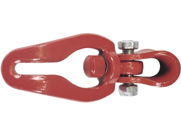 Seilgleitbügel Zugkraft Winde max. 4,5 t mit drehbarer Öse, für Forstwindenseile bis 14 mm und Rundstahlketten bis 8 mm Stärke Seilgleitbügel Zugkraft Winde max. 4,5 t mit drehbarer Öse, für Forstwindenseile bis 14 mm und Rundstahlketten bis 8 mm Stärke