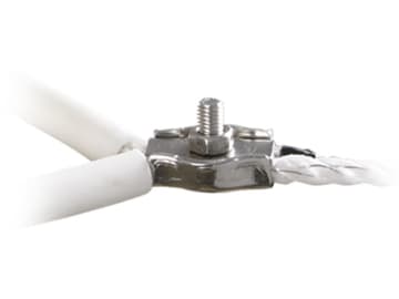 Patura Seilklemme Edelstahl, Anschluss, Verklemmung und elektrische Verbindung von Weidezaunseilen, 160405 Patura Seilklemme Edelstahl, Anschluss, Verklemmung und elektrische Verbindung von Weidezaunseilen, 160405