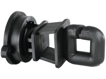 Patura Isolator für Pfähle bis 12 mm, Litze, Breitband bis 12,5 mm, Kunststoff, 25 St., 165525 Patura Isolator für Pfähle bis 12 mm, Litze, Breitband bis 12,5 mm, Kunststoff, 25 St., 165525