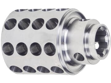 Walterscheid Nabe, Profil 1 3/8" 6, Verschluss Ziehverschluss ZV, offen, für Sternratschenkupplungen K32, 33, 34 Walterscheid Nabe, Profil 1 3/8" 6, Verschluss Ziehverschluss ZV, offen, für Sternratschenkupplungen K32, 33, 34