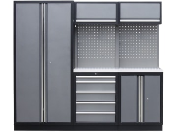 KUNZER Werkstattschrank "1" 2.000 x 2.275 mm mit Edelstahl-Arbeitsplatte, WESS1 KUNZER Werkstattschrank "1" 2.000 x 2.275 mm mit Edelstahl-Arbeitsplatte, WESS1