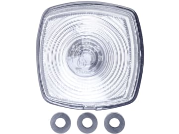Hella® Positionsleuchte eckig, vorn links/rechts, 62 x 62 x 40 mm, Gehäuse schwarz, 2PF 003 057-041 Hella® Positionsleuchte eckig, vorn links/rechts, 62 x 62 x 40 mm, Gehäuse schwarz, 2PF 003 057-041