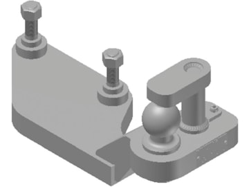Rockinger Anbau "KS50" rechts für Zwangslenkungen "RO825B" und "ROE74L", ROE70L052 Rockinger Anbau "KS50" rechts für Zwangslenkungen "RO825B" und "ROE74L", ROE70L052