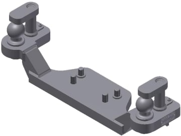 Rockinger Aufrüstsatz für Kugelkupplung "RO825A" außer "RO825A 90", nur beidseitig, ROE74L198 Rockinger Aufrüstsatz für Kugelkupplung "RO825A" außer "RO825A 90", nur beidseitig, ROE74L198