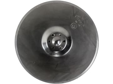 Säscheibe glatt, Bohrung rund und 90° angesenkt, 343 x 2,5 mm, Vergl. Nr. 23010201 Säscheibe glatt, Bohrung rund und 90° angesenkt, 343 x 2,5 mm, Vergl. Nr. 23010201