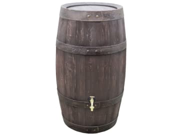 ARVES Regenspeicher "Barrique" 250 l dunkelbraun Regentonne, Wassertonne ARVES Regenspeicher "Barrique" 250 l dunkelbraun Regentonne, Wassertonne