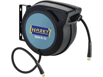 Hazet® Schlauchaufroller Druckluft oder Kaltwasser, 15 m; 1 m, 9040N-10 Hazet® Schlauchaufroller Druckluft oder Kaltwasser, 15 m; 1 m, 9040N-10