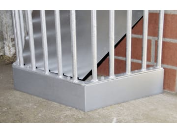 Growi® Sockel Höhe 220 mm für Heuraufe "Pidero" und "Lento", 5460 Growi® Sockel Höhe 220 mm für Heuraufe "Pidero" und "Lento", 5460