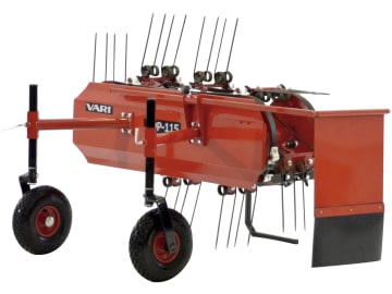 Vari® Heuwender "ROP-115" Arbeitsbreite 90 cm, für Einachsschlepper "Raptor Hydro" Vari® Heuwender "ROP-115" Arbeitsbreite 90 cm, für Einachsschlepper "Raptor Hydro"