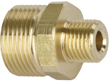 KERBL Gegennippel M 22 IG x 1/4" AG, Messing für Schaumlanze "ST-73" für all gängigen Hochdruckreiniger, 151802 KERBL Gegennippel M 22 IG x 1/4" AG, Messing für Schaumlanze "ST-73" für all gängigen Hochdruckreiniger, 151802