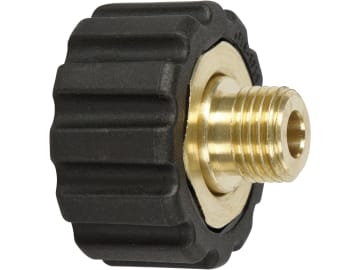 KERBL Handverschraubung 1/4" AG x 28 mm für Schaumlanze "ST-73" für Kärcher und Kränzle Profi-Hochdruckreiniger, 151800 KERBL Handverschraubung 1/4" AG x 28 mm für Schaumlanze "ST-73" für Kärcher und Kränzle Profi-Hochdruckreiniger, 151800
