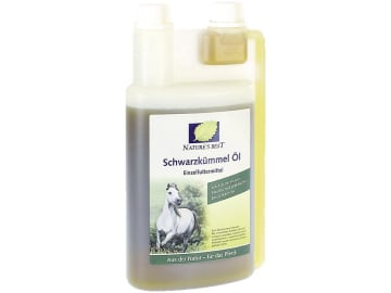NATURE´S BEST Schwarzkümmel Öl für ältere Pferde 1.000 ml Flasche NATURE´S BEST Schwarzkümmel Öl für ältere Pferde 1.000 ml Flasche