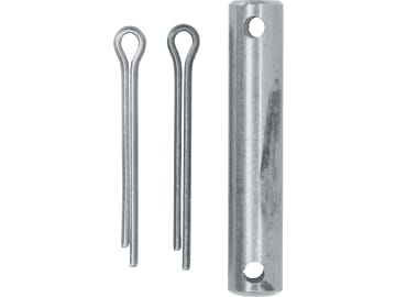 Suevia Achse 6 x 32 mm, Messing, mit 2 Splintlöchern, für Tränkebecken, 132.0507 Suevia Achse 6 x 32 mm, Messing, mit 2 Splintlöchern, für Tränkebecken, 132.0507