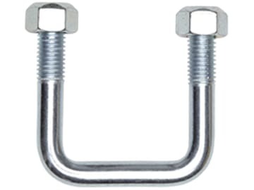 Industriehof® Bügelschraube L x B innen 55 x 51 mm, M 12 x 1,75 - 8.8 mit selbstsichernden Muttern, 101.10404-3 Industriehof® Bügelschraube L x B innen 55 x 51 mm, M 12 x 1,75 - 8.8 mit selbstsichernden Muttern, 101.10404-3