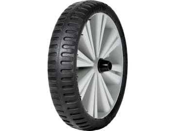 Starco Komplettrad "Starcoflex Lite" 4.00 - 8 / 39-12E ST-18, pannensicher, Felge Kunststoff, grau, Achse 100 x 12,7 mm Starco Komplettrad "Starcoflex Lite" 4.00 - 8 / 39-12E ST-18, pannensicher, Felge Kunststoff, grau, Achse 100 x 12,7 mm