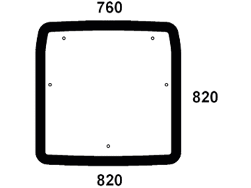 Dachscheibe, grün, Siebdruck, für Deutz-Fahr, Hürlimann, Lamborghini, Same, Kabine NEW; Profiline; TTV; MK2; MK3 Dachscheibe, grün, Siebdruck, für Deutz-Fahr, Hürlimann, Lamborghini, Same, Kabine NEW; Profiline; TTV; MK2; MK3