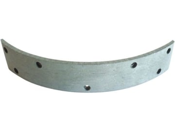 Bremsbelag, 188 x 30 x 4 mm, Ø 180 mm, Bohrungen 7, für Bautz, Case IH, Deutz-Fahr, Eicher, Fendt, Güldner, Hanomag, Hela, Holder, Kramer, Lanz, MAN, Porsche-Diesel Bremsbelag, 188 x 30 x 4 mm, Ø 180 mm, Bohrungen 7, für Bautz, Case IH, Deutz-Fahr, Eicher, Fendt, Güldner, Hanomag, Hela, Holder, Kramer, Lanz, MAN, Porsche-Diesel