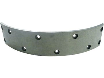 Bremsbelag, 404 x 80 x 8 mm, Ø 400 mm, Bohrungen 10, für Radbremse BPW, Knott Bremsbelag, 404 x 80 x 8 mm, Ø 400 mm, Bohrungen 10, für Radbremse BPW, Knott