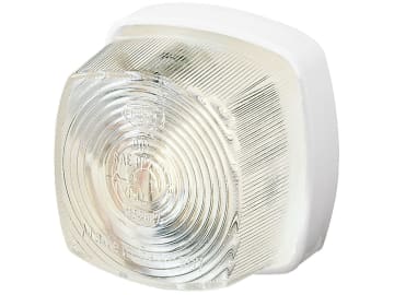 Hella® Positionsleuchte eckig, vorn links/rechts, 62 x 62 x 40 mm, Gehäuse weiß, 2PF 003 057-001 Hella® Positionsleuchte eckig, vorn links/rechts, 62 x 62 x 40 mm, Gehäuse weiß, 2PF 003 057-001