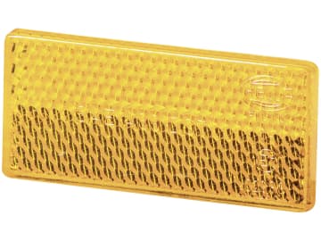 Hella® Seitenstrahler rechteckig, orange, 70 x 31,5 x 5 mm, selbstklebend, 8RA 004 412-001 Hella® Seitenstrahler rechteckig, orange, 70 x 31,5 x 5 mm, selbstklebend, 8RA 004 412-001