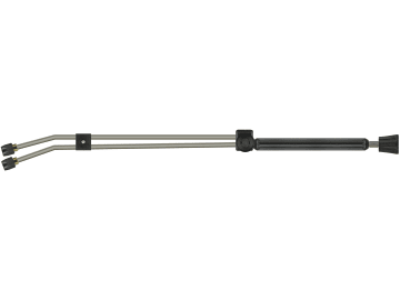 Doppelstrahlrohr mit umspritzter Isolierung, Handverschraubung M 22 IG drehbar, 980 mm Doppelstrahlrohr mit umspritzter Isolierung, Handverschraubung M 22 IG drehbar, 980 mm