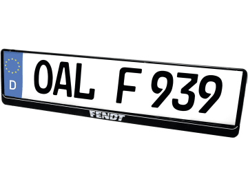 Fendt Kennzeichenhalter 520 x 115 mm, mit Fendt-Logo, X991000090000 Fendt Kennzeichenhalter 520 x 115 mm, mit Fendt-Logo, X991000090000