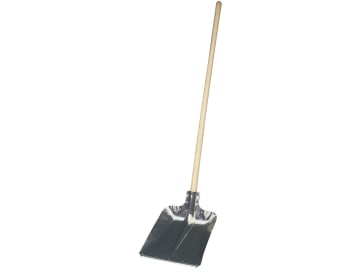 KERBL Aluschaufel mit Stiel und Kante, Größe 9, Länge 135 cm, Materialstärke 2 mm, 29691 KERBL Aluschaufel mit Stiel und Kante, Größe 9, Länge 135 cm, Materialstärke 2 mm, 29691