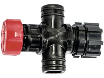 Düsenkörper kpl., 2 x Steckanschluss, für Feldspritzleitung Holder Düsenkörper kpl., 2 x Steckanschluss, für Feldspritzleitung Holder