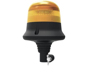 LED-Blitzleuchte, orange, 12 – 55 V, Rohrstutzenmontage, mit Verpolungsschutz, 098 287 406 LED-Blitzleuchte, orange, 12 – 55 V, Rohrstutzenmontage, mit Verpolungsschutz, 098 287 406