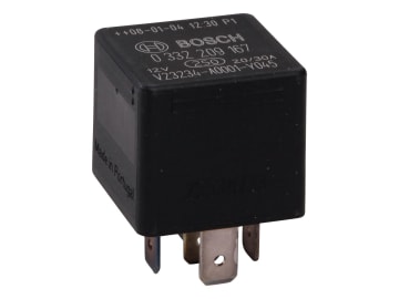 Bosch Relais, Arbeitsstrom, 5-polig, ohne Halter, Öffner; Schließer, 12 V, 20/30 A, 0 332 209 159 Bosch Relais, Arbeitsstrom, 5-polig, ohne Halter, Öffner; Schließer, 12 V, 20/30 A, 0 332 209 159
