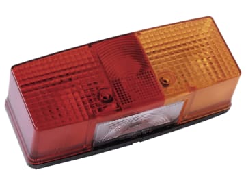 Hella® Schlussleuchte eckig, links/rechts, 158 x 64 x 51 mm, P21W; R10W, Schlusslicht; Bremslicht; Blinklicht; Kennzeichenlicht Hella® Schlussleuchte eckig, links/rechts, 158 x 64 x 51 mm, P21W; R10W, Schlusslicht; Bremslicht; Blinklicht; Kennzeichenlicht
